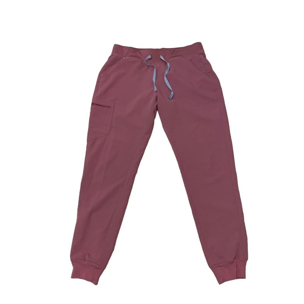 COPY - FIGS Women's Muoy Jogger Scrubs L Large Tall Mauve Zipper Pockets Elasti…
